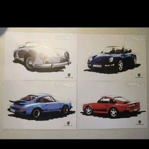 Porsche Limited Edition 6x9 Art Print Postcards